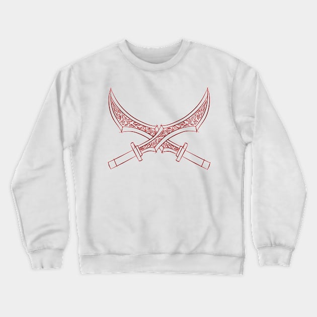 Katarina Blades Crewneck Sweatshirt by DeLyss-Iouz